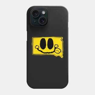 South Dakota Happy Face with tongue sticking out Phone Case