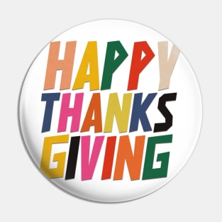 Happy Thanksgiving Pin