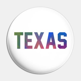 Texas Tie Dye Jersey Letter Pin