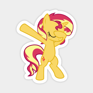 Sunset Shimmer Dabbing Magnet