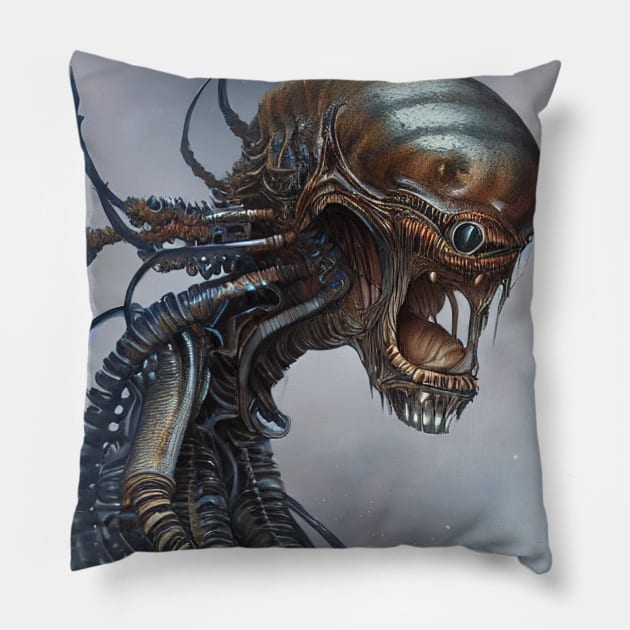 Xenomorph Alien Pillow by Alekxemko