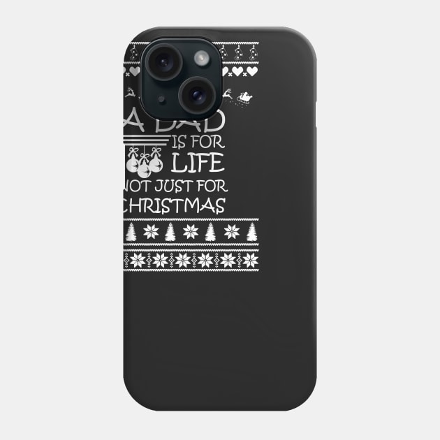 Merry Christmas DAD Phone Case by bryanwilly