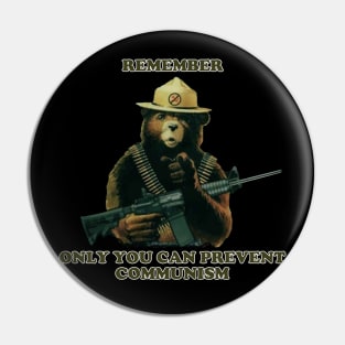 Remeber Only You Can Prevent Communism Pin