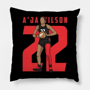 A'ja Wilson Comic Style Pillow