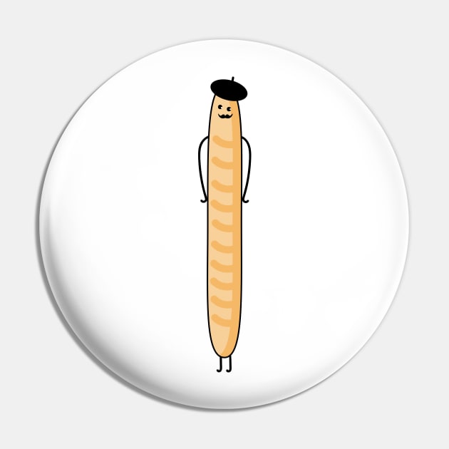 Mister baguette Pin by spontania