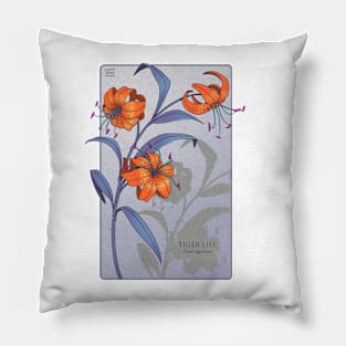 Tiger lily Pillow