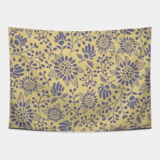 colorful floral pattern Tapestry
