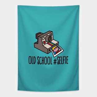 #selfie old school funny instant camera Hipster Tapestry