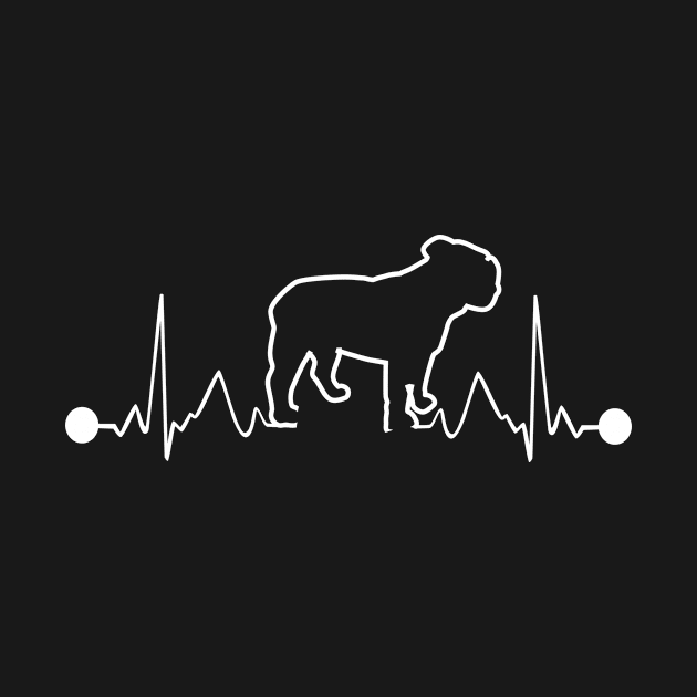 Bulldog heartbeat by WearthisWearthat