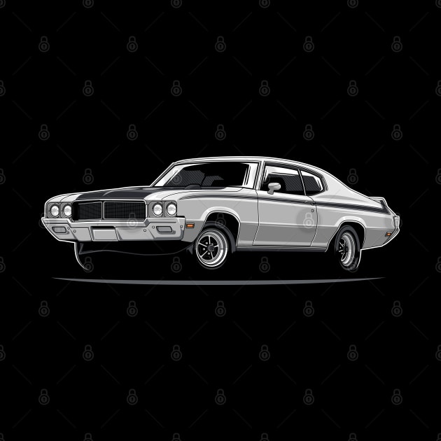 GSX Stage 1 - 1970 (White) by afrcreativeart