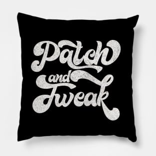 Patch And Tweak - Modular/Analog Synth Lover Design Pillow