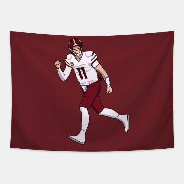 wentz and touchdown Tapestry by rsclvisual