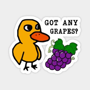 Got Any Grapes Duck Song Magnet