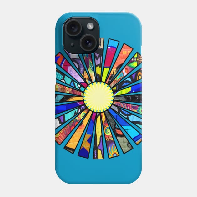 Graffiti Sunrays Phone Case by artbyomega