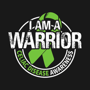 I Am A Warrior Celiac Disease Awareness Ribbon T-Shirt