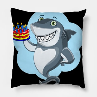 It's My Birthday Shark Pillow