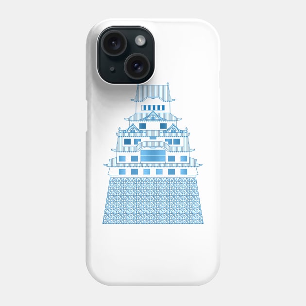 White Himeji Castle III Phone Case by PabloDeChenez