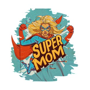 Super Mom: Surrealistic Mother's Day Expression T-Shirt