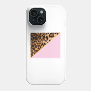 Copy of Pink and gold leopard print Phone Case