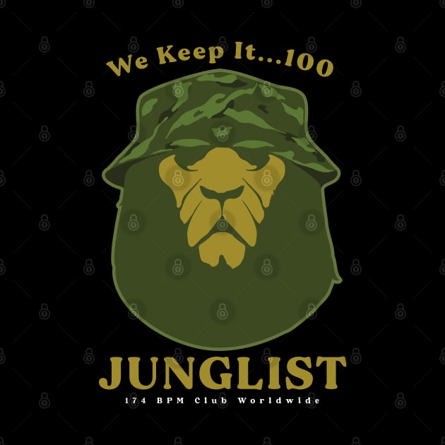 We Keep It 100% Junglist - 174bpm Club by Wulfland Arts