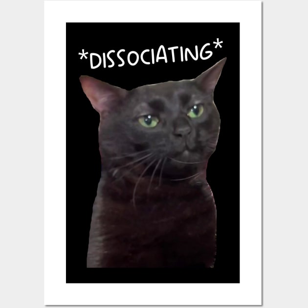 Black Kitten Outside Cute Cat Poster Print Paper OR Wall Vinyl