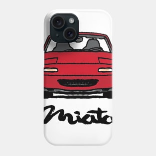 MX5 Miata NA Red Phone Case