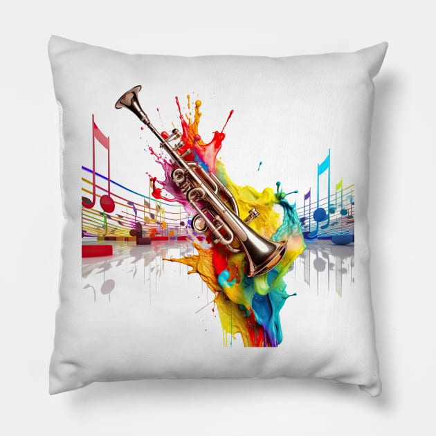 Trumpet Song Pillow by Urban Archeology Shop Gallery