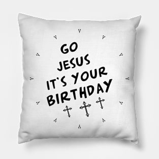 Jesus's Birthday T-shirt Pillow