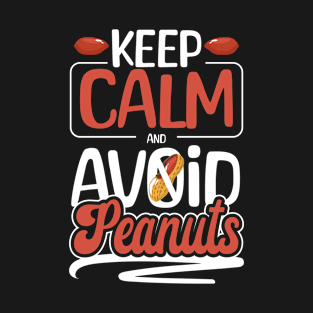 Nut Allergy Aware Peanut Allergic Peanut Allergy T-Shirt