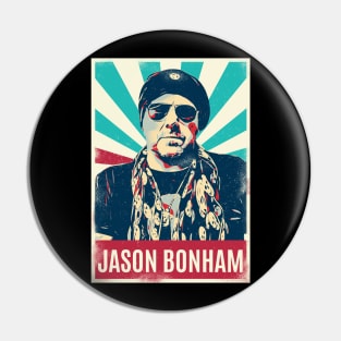 Vintage Retro  Jason Bonham Pin