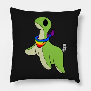 Gay pride Nessie Pillow