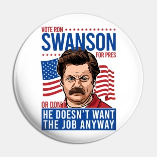 Vote For Ron Pin