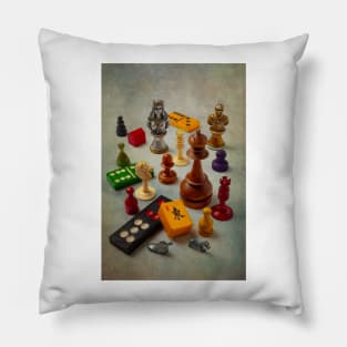 All My Games Pieces Pillow