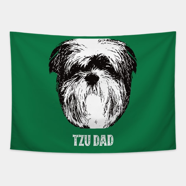 Shih Tzu Dad Tapestry by DoggyStyles