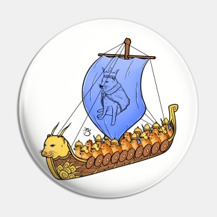 Cheems Vikings Pin