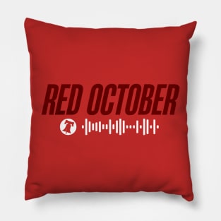 Red October Shirt with Spotify Code that plays "Dancing on my Own" Calum Scott (Tiesto Remix) - Philadelphia Phillies Anthem Pillow