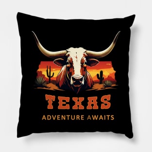 Texas Adventure Awaits Pillow