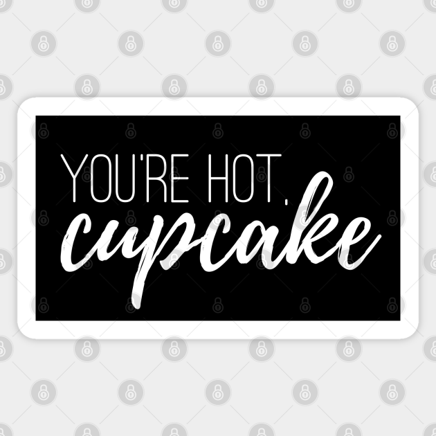 You're hot, cupcake - VI x Caitlyn Arcane (white) - Arcane Vi - Sticker