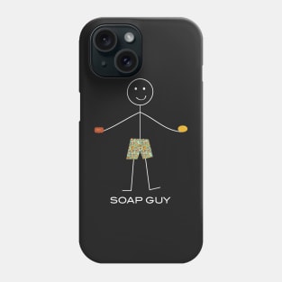 Funny Mens Soap Making Design Phone Case