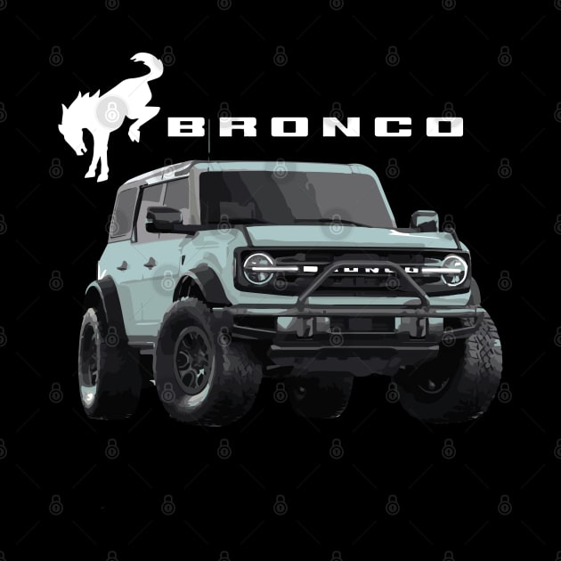 Cactus gray Ford Bronco First edtion SUV by cowtown_cowboy