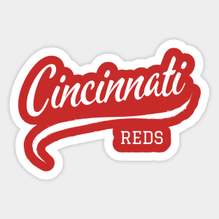 Cincinnati Pennant - Red 1 Sticker for Sale by SaturdayACD