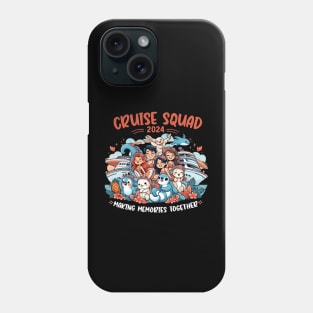 Happy Family Cruise Squad 2024 Summer Friends Boys Women Men Phone Case