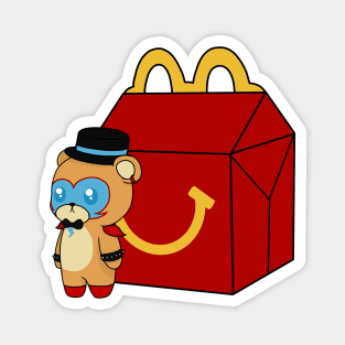 fnaf security breach-freddy suprise gift Magnet