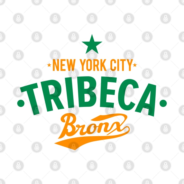 Tribeca Manhattan Logo -  Authentic NYC Vibes - Minimal Style by Boogosh