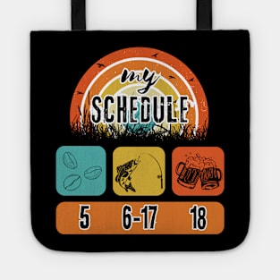 Angler's schedule Tote