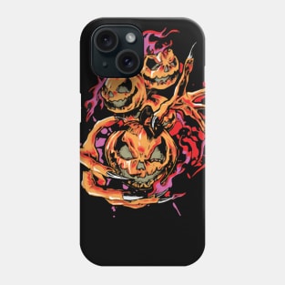 Hellowen of Pumpkin Horror Phone Case