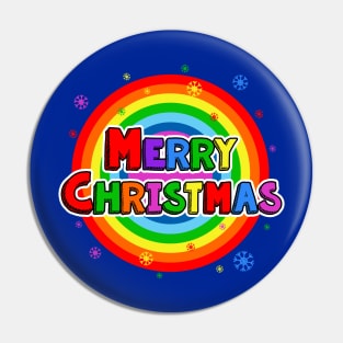 Colorful christmas Pin