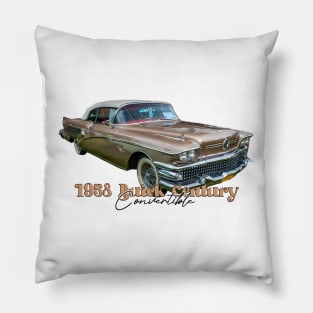 1958 Buick Century Convertible Pillow