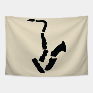 Saxophone Disjoined Tapestry