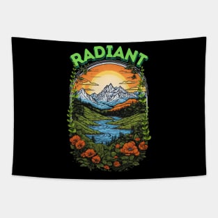 The outdoor radiant  design Tapestry